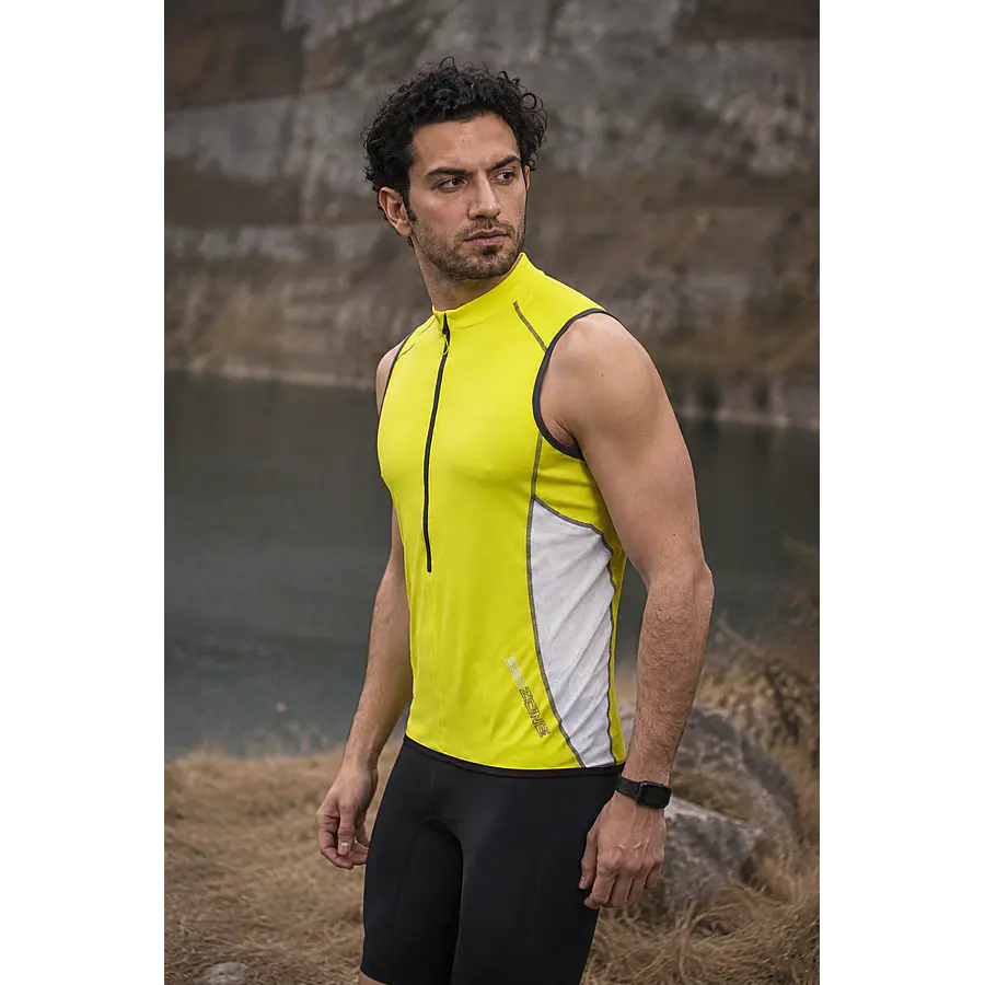 Musculosa Deportiva Hombre Northland SPT MS Citro – Polera Sin Mangas CoolDry para Running, Ciclismo y Outdoor