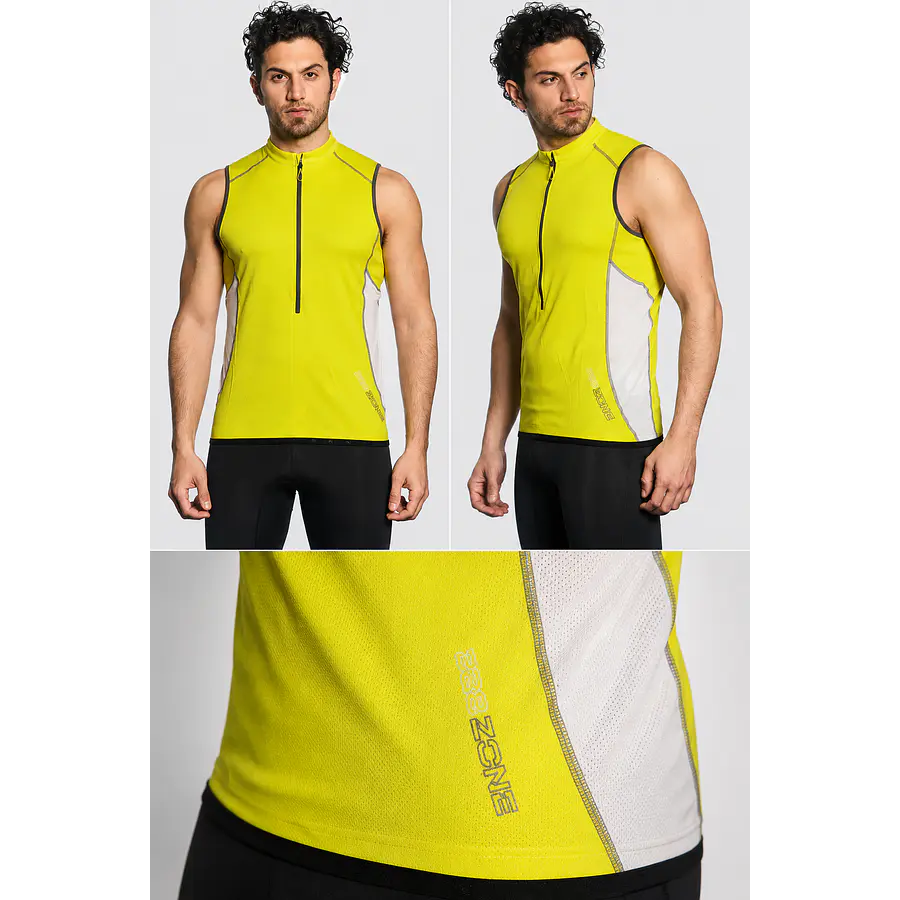 Musculosa Deportiva Hombre Northland SPT MS Citro – Polera Sin Mangas CoolDry para Running, Ciclismo y Outdoor