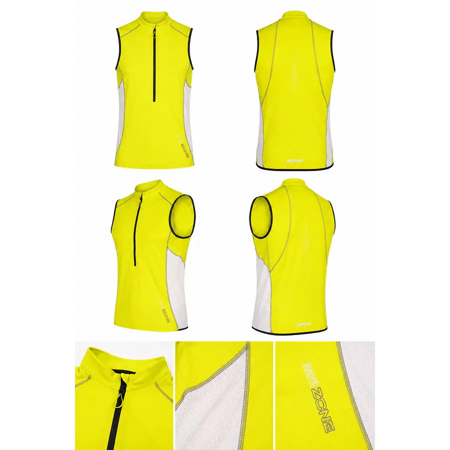 Musculosa Deportiva Hombre Northland SPT MS Citro – Polera Sin Mangas CoolDry para Running, Ciclismo y Outdoor