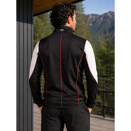 Polerón Hombre Northland Pro Str Hakon Negro/Blanco – Capa Deportiva Liviana para Movimiento Urbano y Outdoor