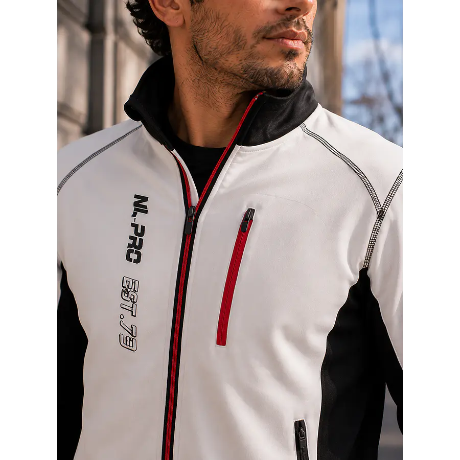 Polerón Hombre Northland Pro Str Hakon Negro/Blanco – Capa Deportiva Liviana para Movimiento Urbano y Outdoor