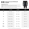 Calza Deportiva Hombre Under Armour HeatGear Armour Negra – Compresión Técnica para Training, Running y Alto Rendimiento