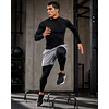 Primera Capa Under Armour HeatGear Armour Comp Mock LS Negra – Compresión Técnica para Training y Alto Rendimiento