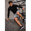 Primera Capa Under Armour HeatGear Armour Comp Mock LS Negra – Compresión Técnica para Training y Alto Rendimiento