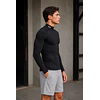 Primera Capa Under Armour HeatGear Armour Comp Mock LS Negra – Compresión Técnica para Training y Alto Rendimiento