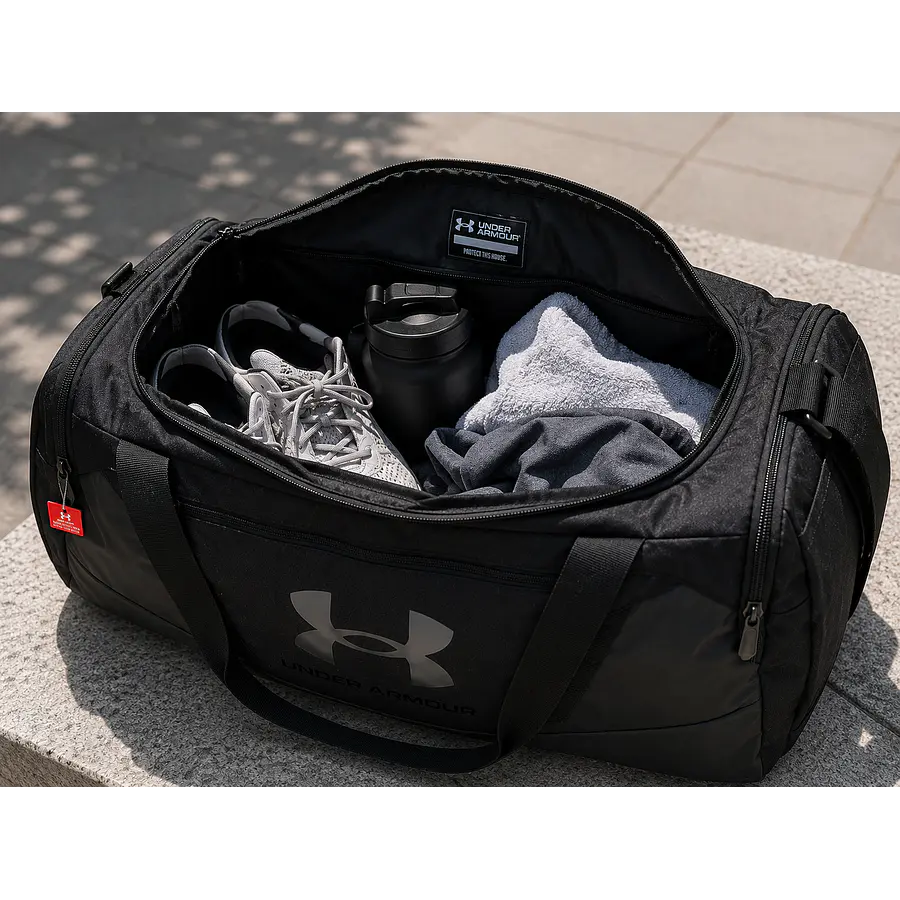 Bolso Deportivo Under Armour Undeniable 5.0 Duffle MD Negro – Resistente, Impermeable y Hecho para Rutina Real