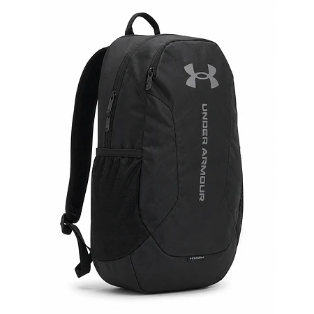 Mochila Under Armour Hustle Lite Negra – Backpack Liviana, Resistente al Agua y Perfecta para Uso Diario