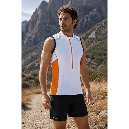Polera Deportiva Hombre Northland Speed TR MS Top Blanca – Running, Training y Secado Rápido