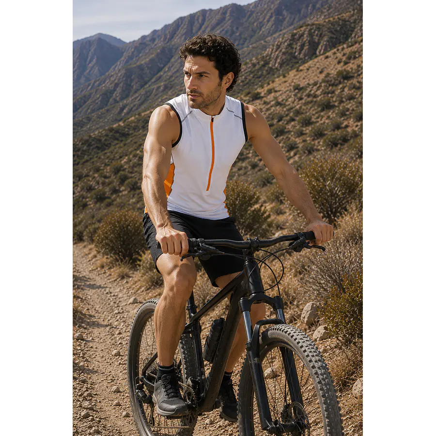 Polera Deportiva Hombre Northland Speed TR MS Top Blanca – Running, Training y Secado Rápido