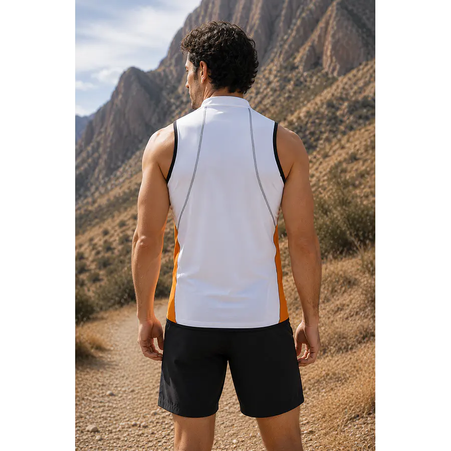Polera Deportiva Hombre Northland Speed TR MS Top Blanca – Running, Training y Secado Rápido