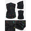Bandana Multifuncional Northland NL Dot Black Negra – Protección Outdoor para Trekking, Running y Ciclismo