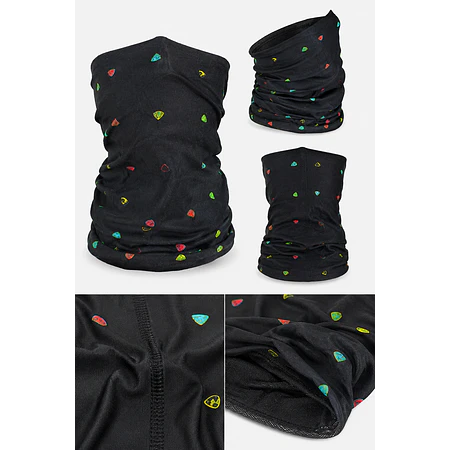 Bandana Multifuncional Northland NL Dot Black Negra – Protección Outdoor para Trekking, Running y Ciclismo