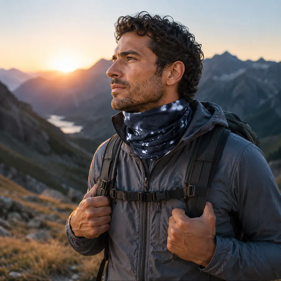Bandana Multifuncional Northland Waterdrop – Cuello Tubular Outdoor para Trekking, Running y Ciclismo