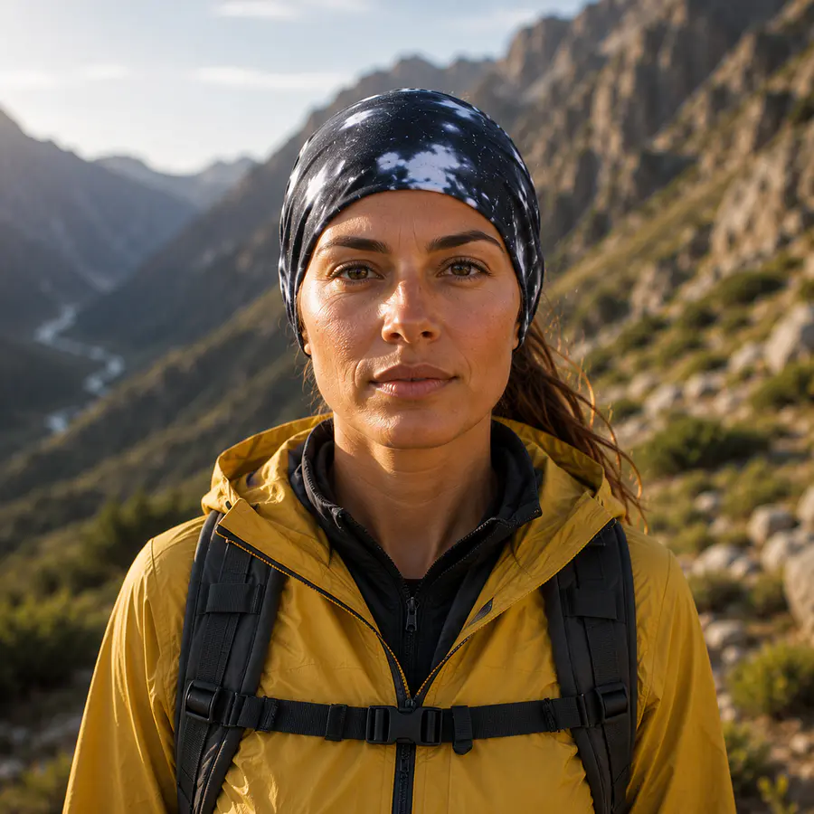 Bandana Multifuncional Northland Waterdrop – Cuello Tubular Outdoor para Trekking, Running y Ciclismo