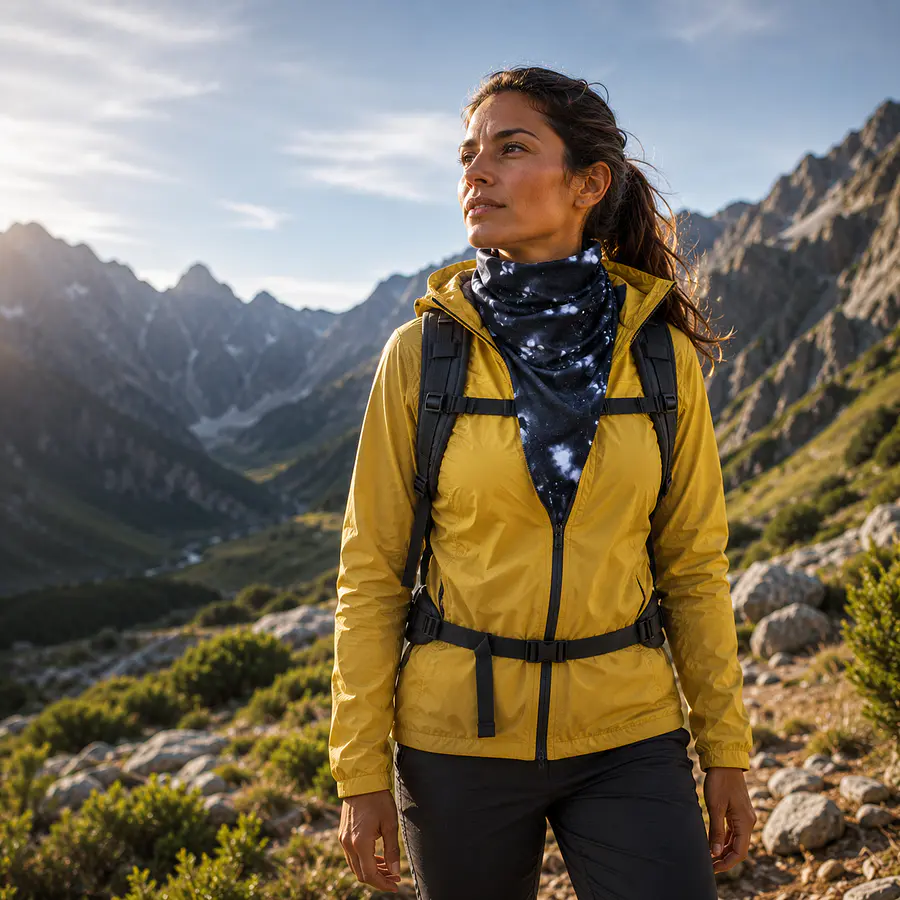 Bandana Multifuncional Northland Waterdrop – Cuello Tubular Outdoor para Trekking, Running y Ciclismo