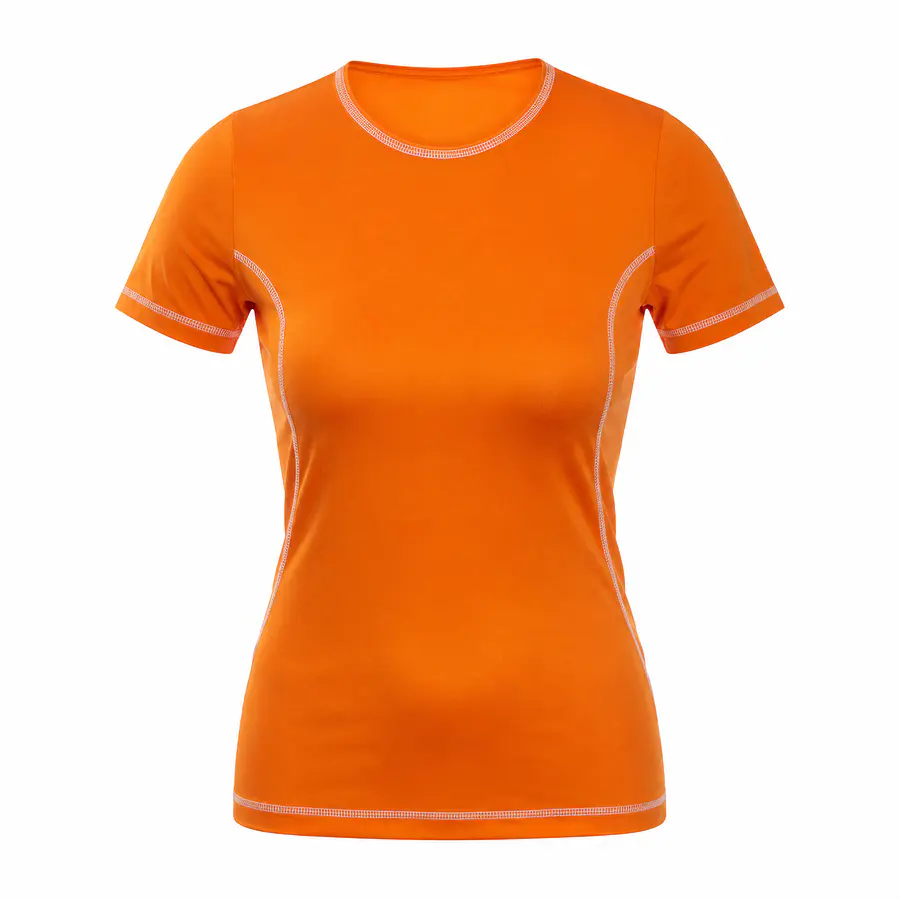 Polera Deportiva Mujer Northland Speed TR LS Naranja – Manga Larga, Running y Secado Rápido
