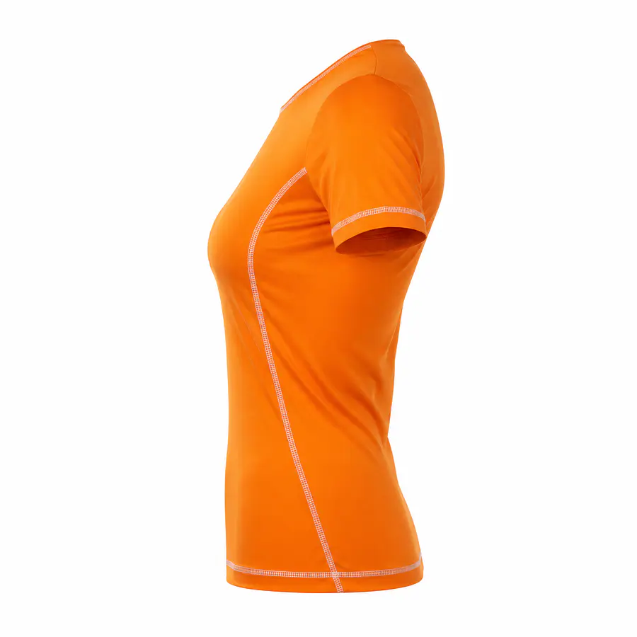 Polera Deportiva Mujer Northland Speed TR LS Naranja – Manga Larga, Running y Secado Rápido