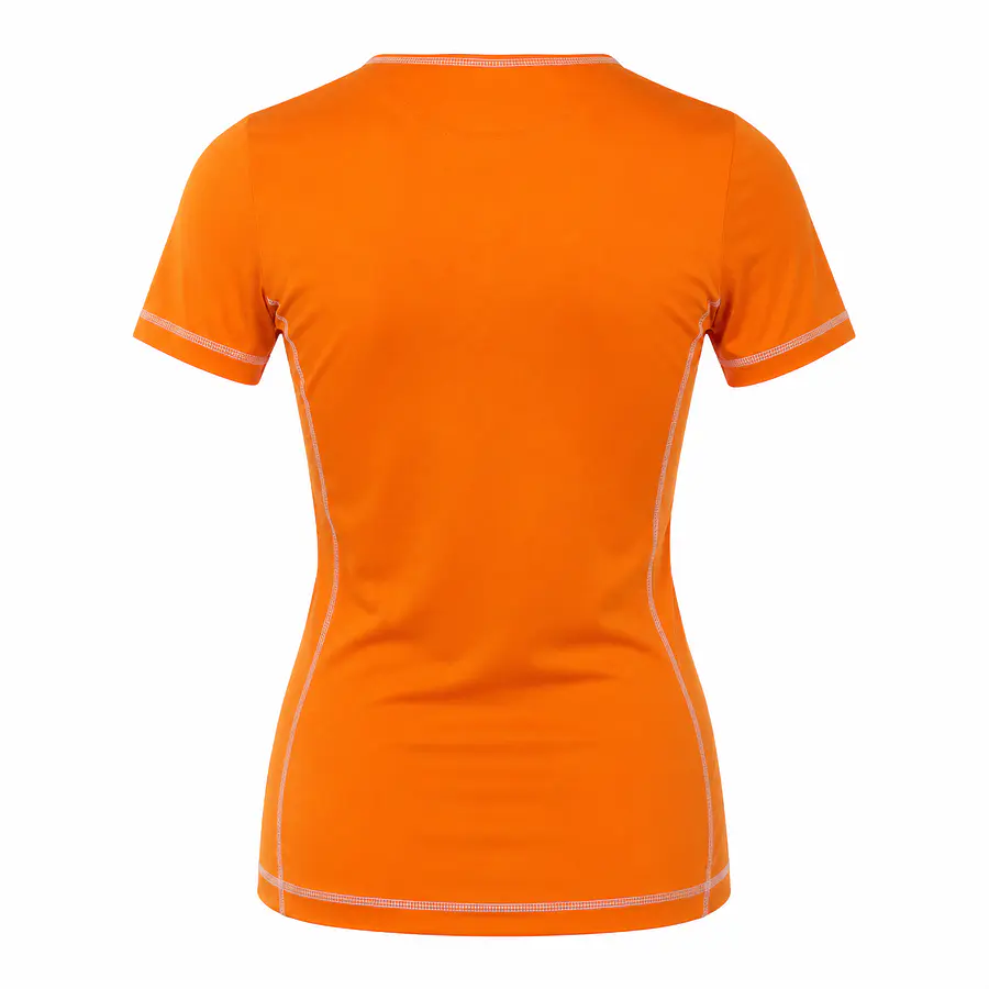 Polera Deportiva Mujer Northland Speed TR LS Naranja – Manga Larga, Running y Secado Rápido