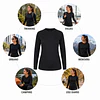 Primera Capa Térmica Mujer Northland Rib LS SLV Negra – Manga Larga para Invierno, Trekking y Outdoor