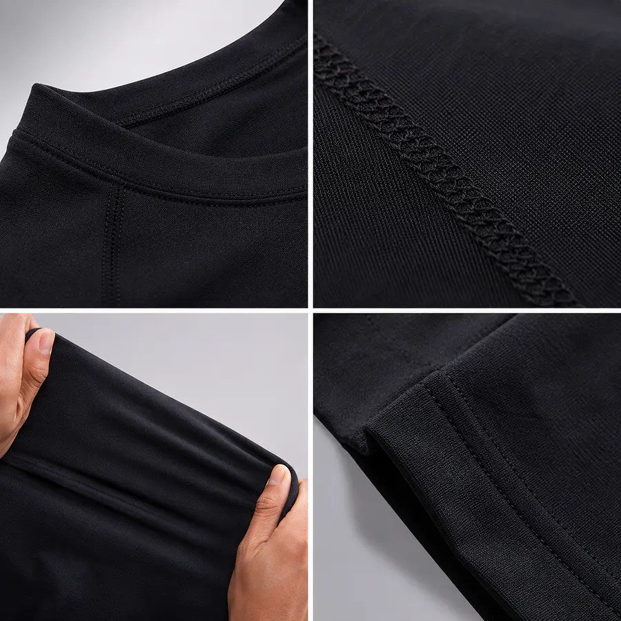 Primera Capa Térmica Mujer Northland Rib LS SLV Negra – Manga Larga para Invierno, Trekking y Outdoor