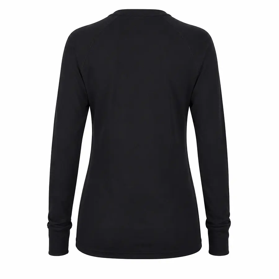 Primera Capa Térmica Mujer Northland Rib LS SLV Negra – Manga Larga para Invierno, Trekking y Outdoor