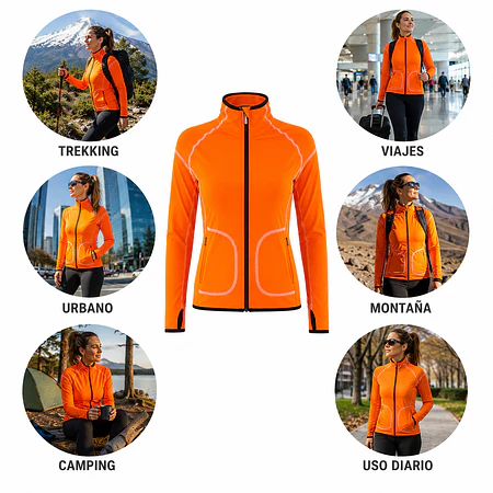Polerón Deportivo Mujer Northland Speed Running – Secado Rápido | 02-0420536