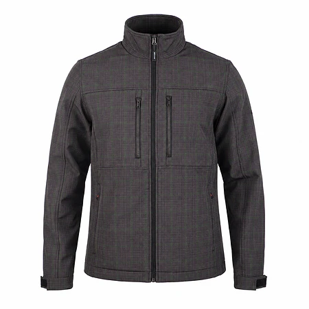 Chaqueta Softshell Hombre Northland Haakon Gris – Cortaviento Outdoor para Trekking, Viajes y Uso Diario