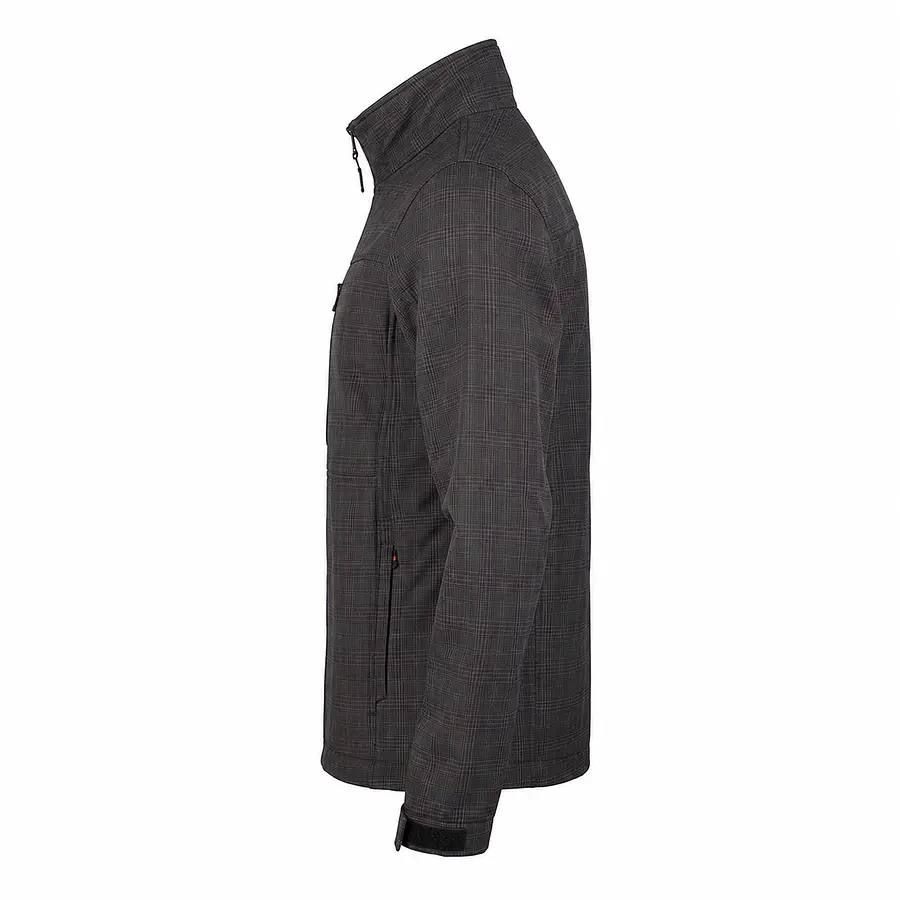 Chaqueta Softshell Hombre Northland Haakon Gris – Cortaviento Outdoor para Trekking, Viajes y Uso Diario