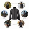 Chaqueta Softshell Hombre Northland Haakon Gris – Cortaviento Outdoor para Trekking, Viajes y Uso Diario