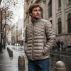 Parka Hombre Northland Kiro Pluma Duvet Fossil 02-0853420 Abrigo Alto Invierno