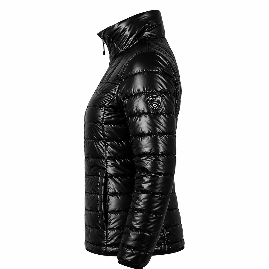 Parka Mujer Northland Isa Microloft Black Abrigo Térmico Liviano para Invierno y Outdoor