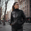 Parka Mujer Northland Isa Microloft Black Abrigo Térmico Liviano para Invierno y Outdoor