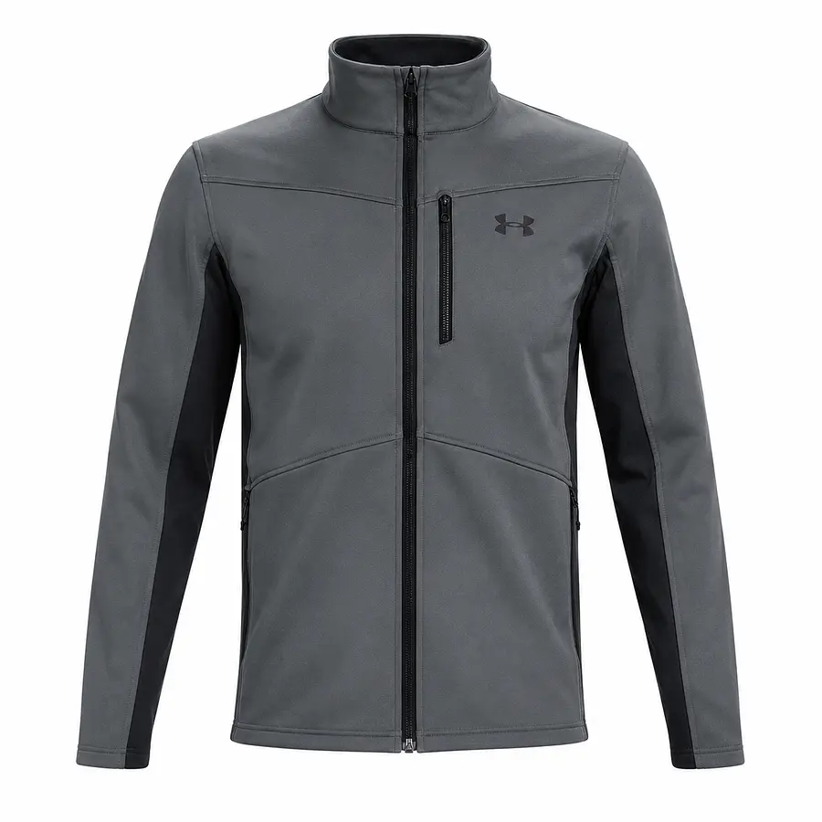Chaqueta Hombre Under Armour ColdGear Infrared Shield Gris – Softshell Cortaviento para Frío y Movimiento