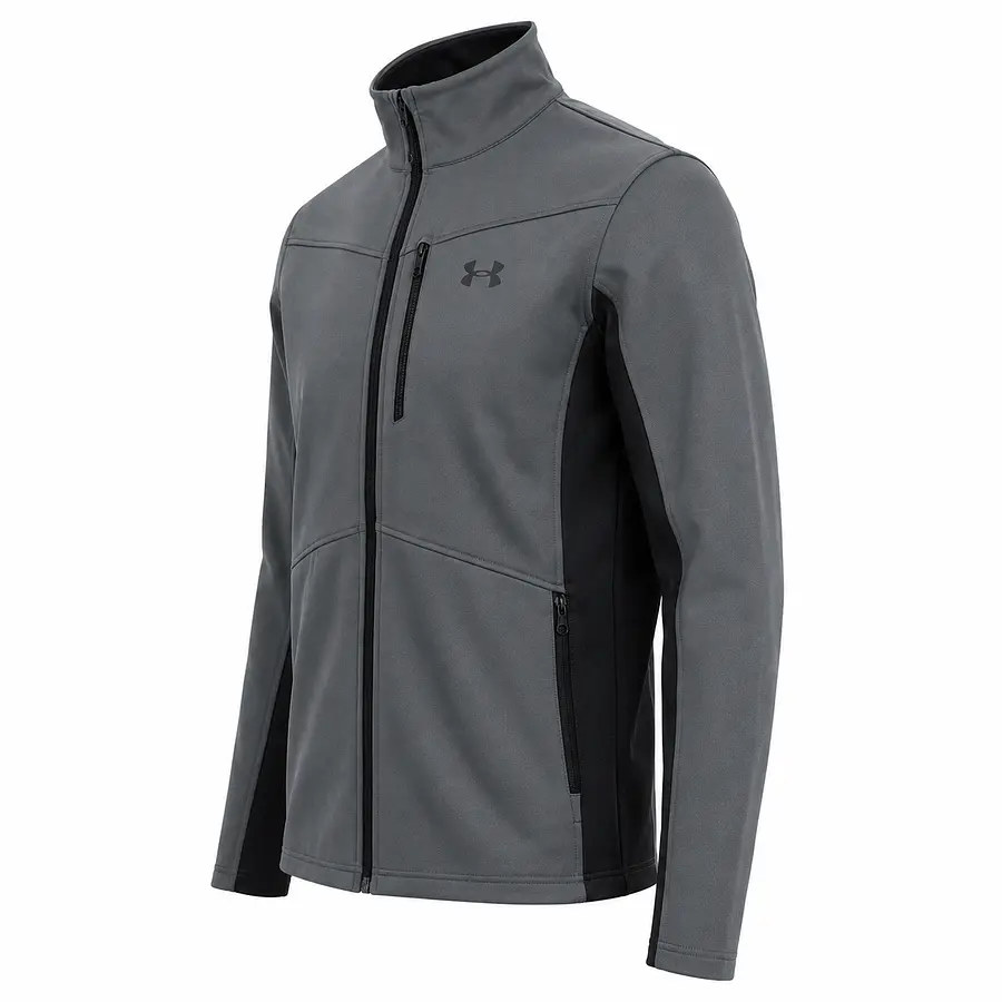 Chaqueta Hombre Under Armour ColdGear Infrared Shield Gris – Softshell Cortaviento para Frío y Movimiento