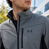 Chaqueta Hombre Under Armour ColdGear Infrared Shield Gris – Softshell Cortaviento para Frío y Movimiento