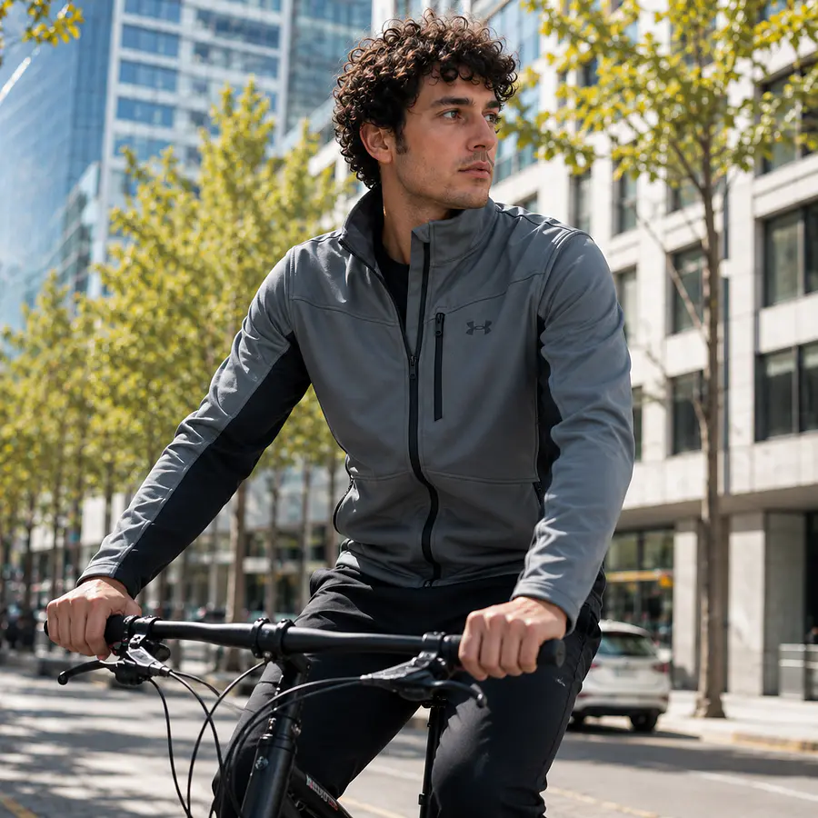 Chaqueta Hombre Under Armour ColdGear Infrared Shield Gris – Softshell Cortaviento para Frío y Movimiento