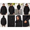 Parka Hombre Northland Allen Black Regular Fit con Capucha Desmontable