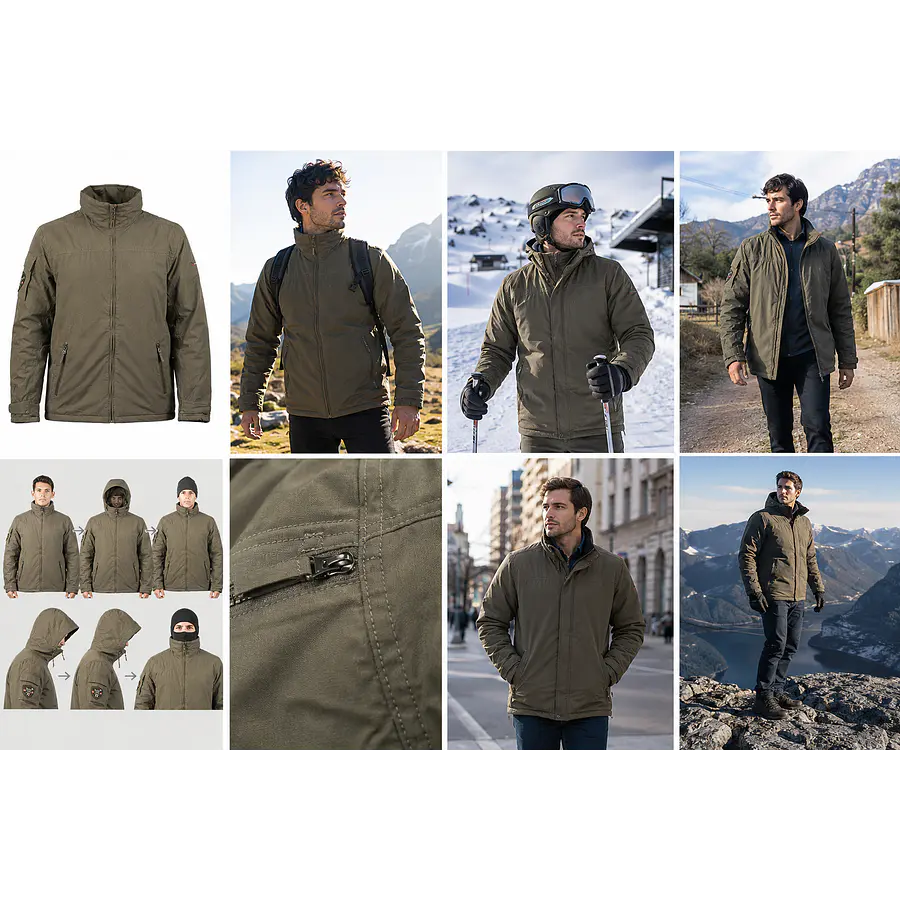 Chaqueta Hombre Northland Bent Jacket Torf Repelente al Agua