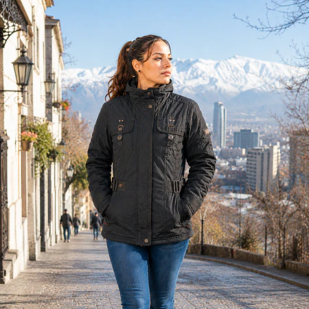 Chaqueta Mujer Northland Patsy Black 3/4
