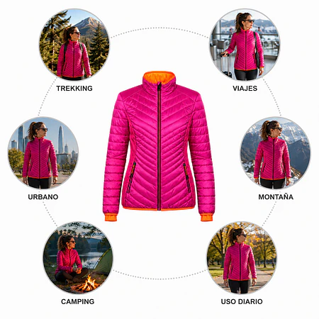 Parka Mujer Northland Activa Microloft Cyclam