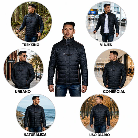 Chaqueta Hombre Northland Zenz Microloft Anthrazit