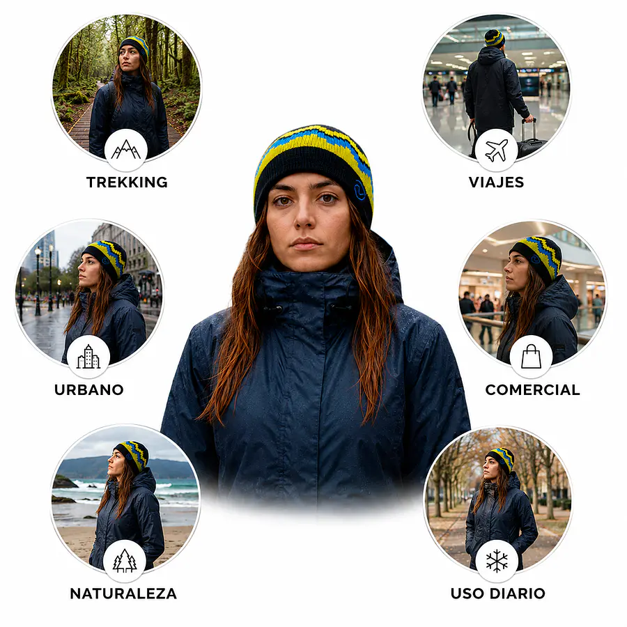 Gorro Unisex Northland Logan Strick Mutze Navy