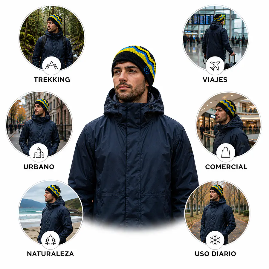 Gorro Unisex Northland Logan Strick Mutze Navy
