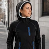 Polerón Mujer Northland Softshell Summer Bahiti Black Negro