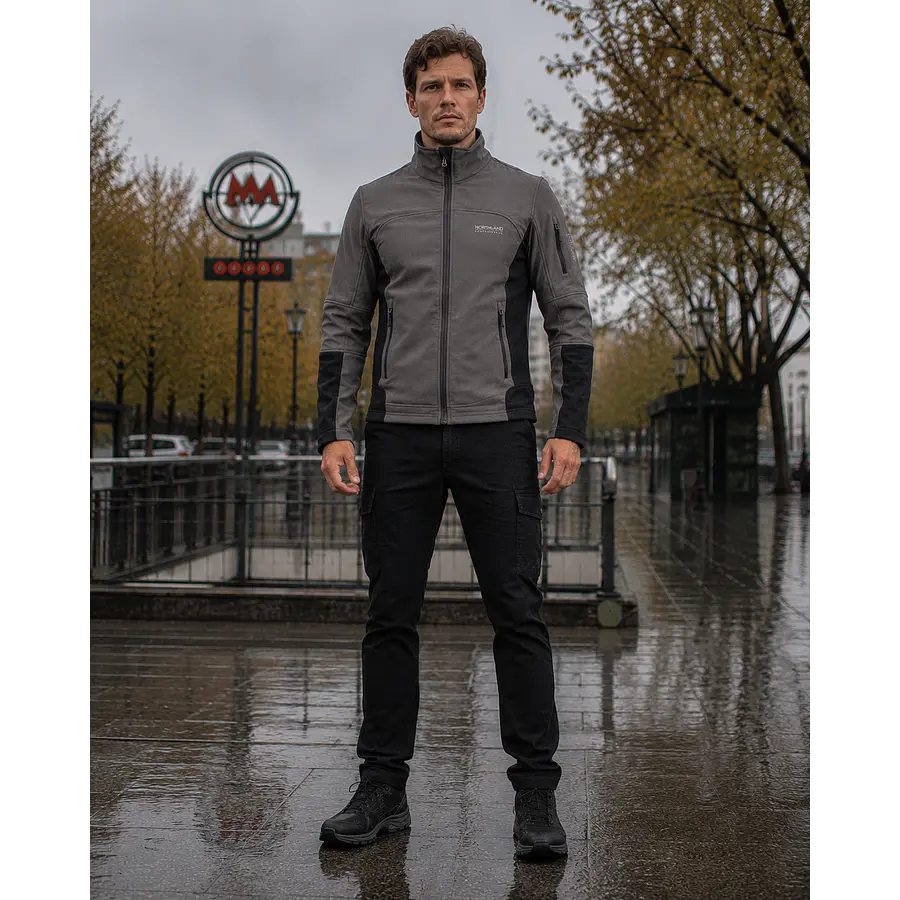 Chaqueta Hombre Northland Base Shell Georgia Resistente al Viento