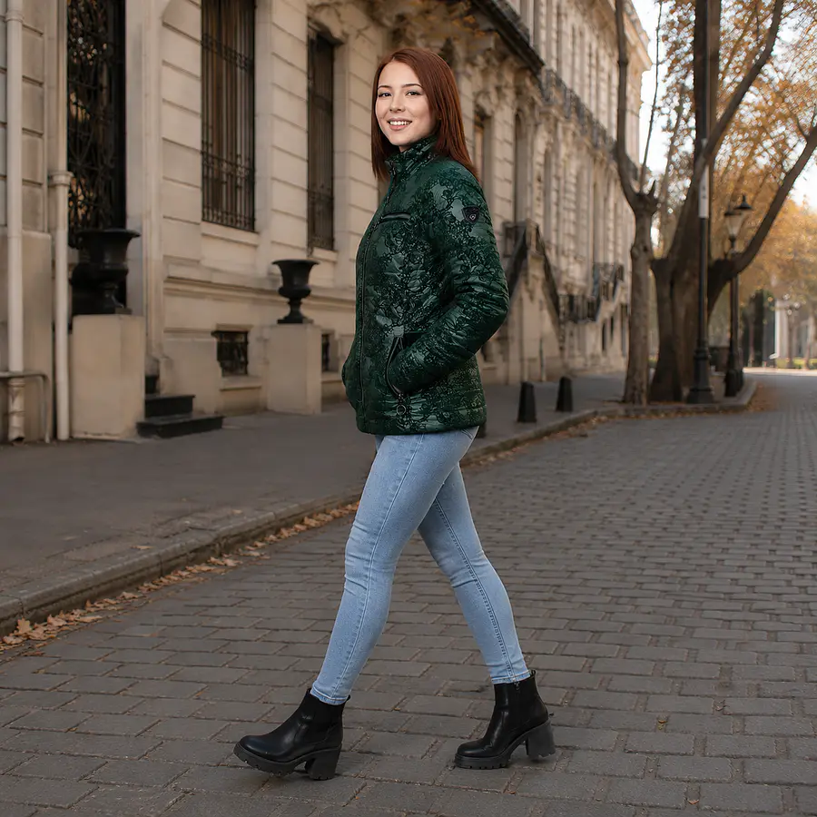 Chaqueta Mujer Northland Celin Jungle Green