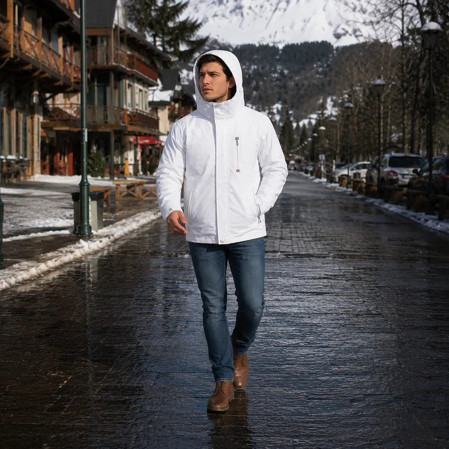 Parka Hombre Northland Xen White Impermeable 5.000 mm