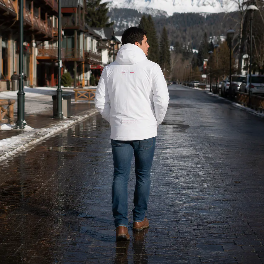 Parka Hombre Northland Xen White Impermeable 5.000 mm