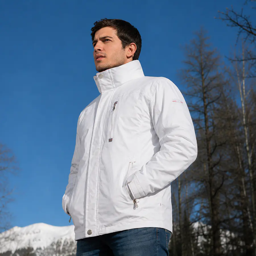 Parka Hombre Northland Xen White Impermeable 5.000 mm