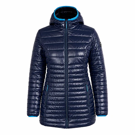 Parka Mujer Northland Kaila Larga Microloft Dark Navy